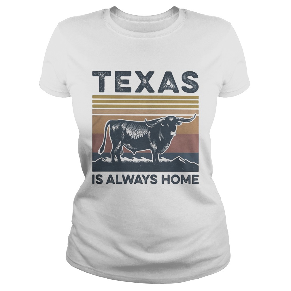 Texas buffalo is always home vintage retro  Classic Ladies