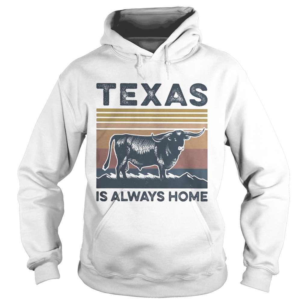 Texas buffalo is always home vintage retro  Hoodie