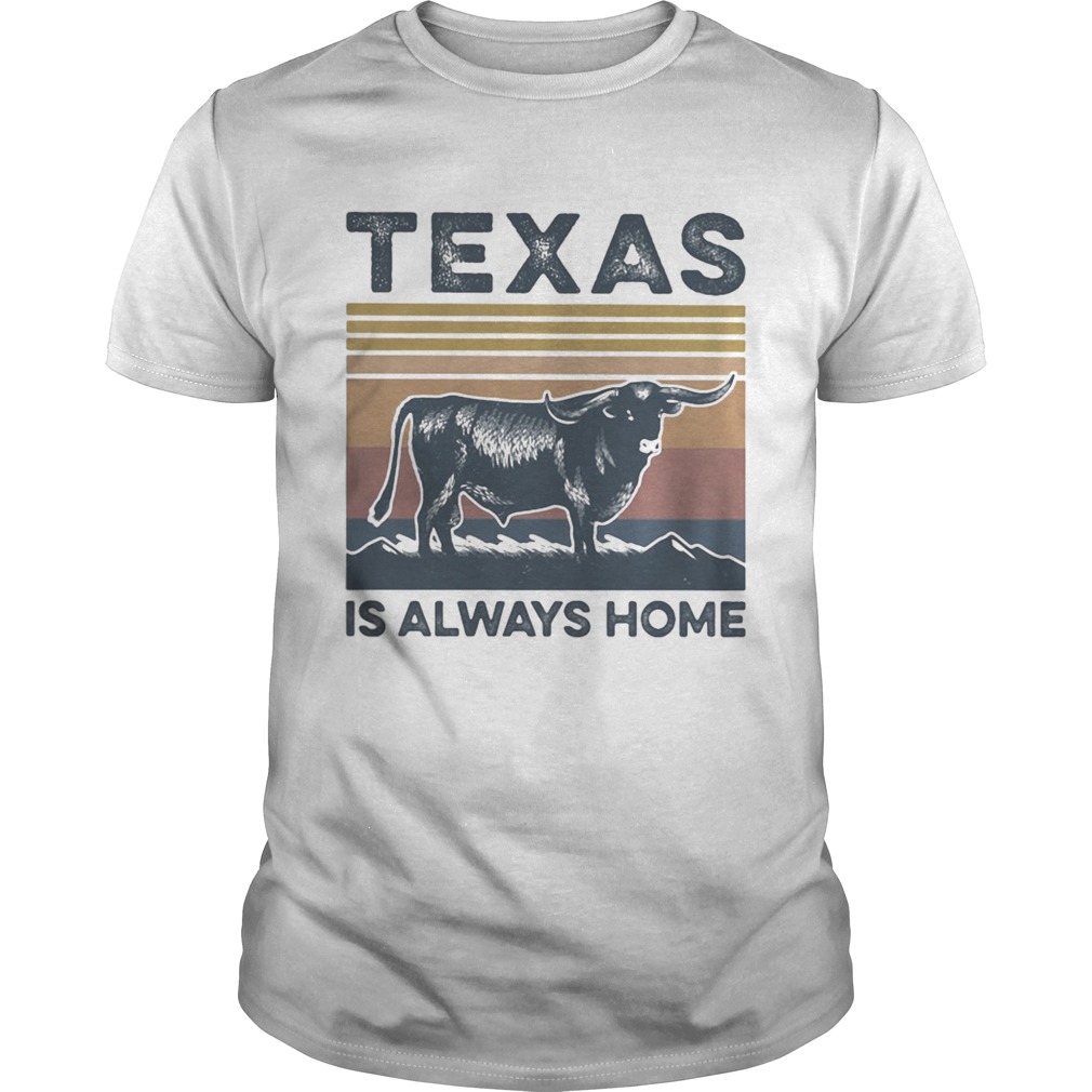 Texas buffalo is always home vintage retro  Unisex