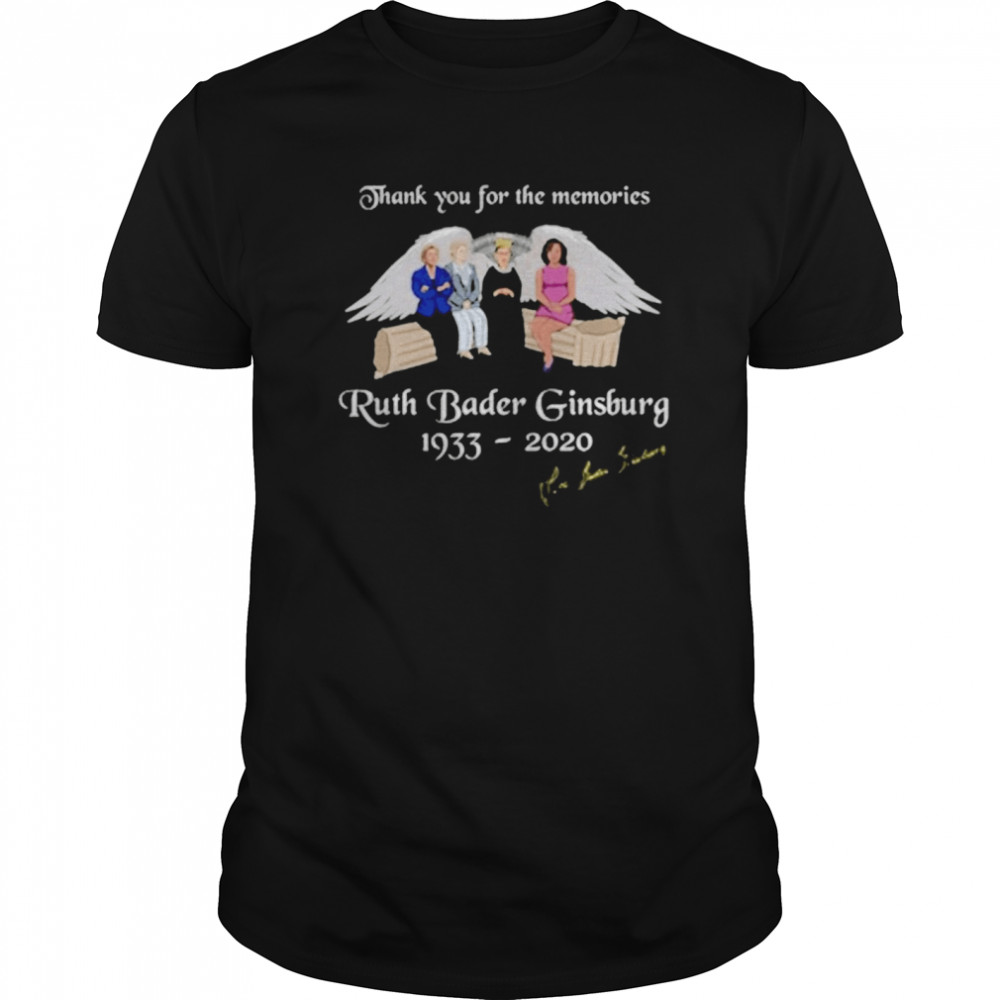 Thank You For The Memories Ruth Bader Ginsburg 1933-2020  Classic Men's T-shirt