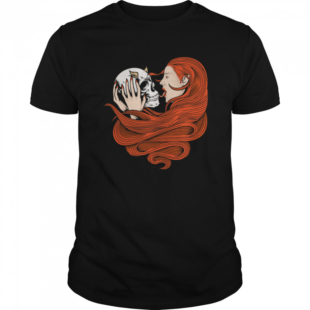 The Girl With Sugar Skull Day Of Dead shirt