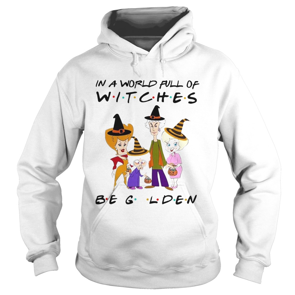 The Golden Girls In A World Full Of Witches Be Golden  Hoodie