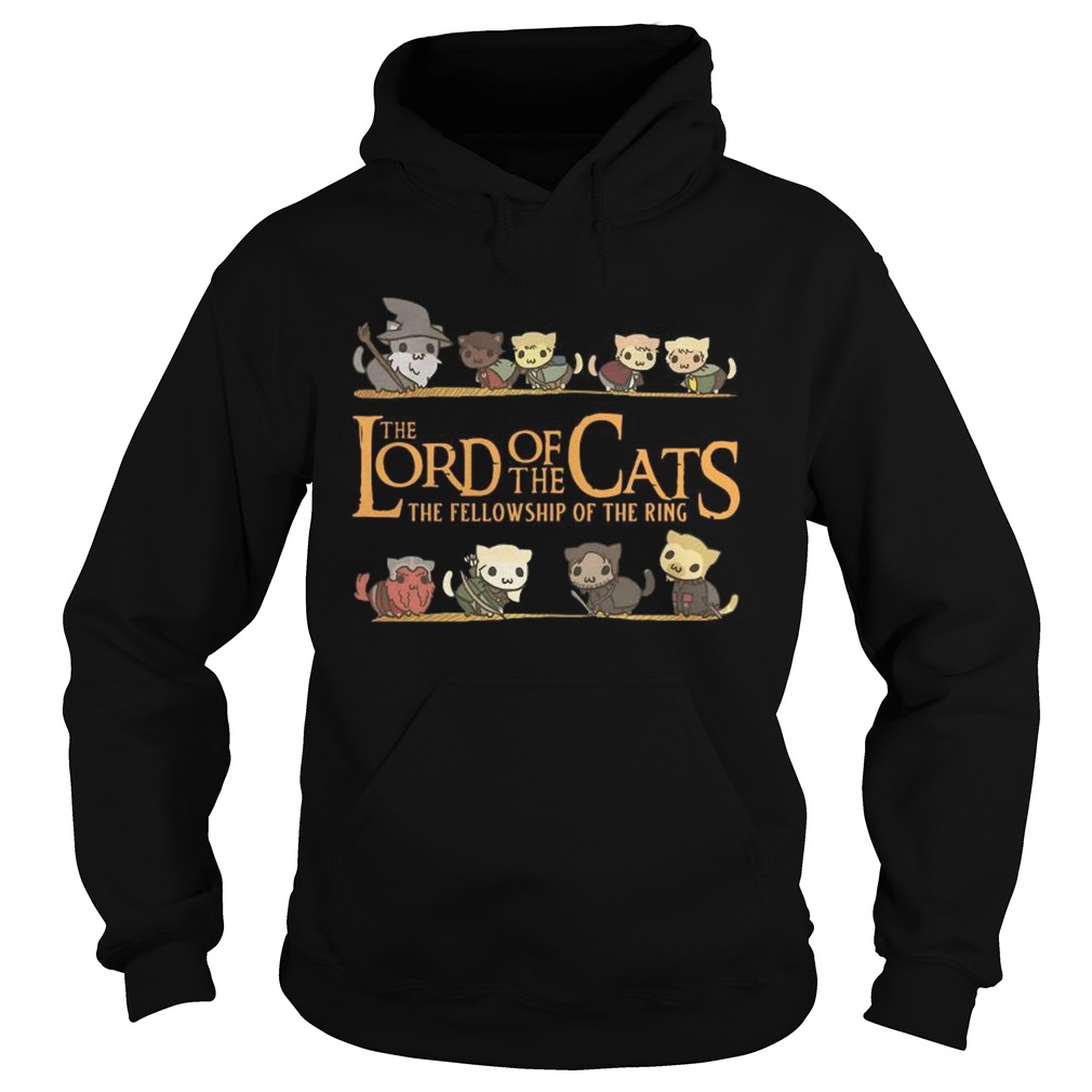 The Lord Of The Cats The Fellowship Of The Ring  Hoodie