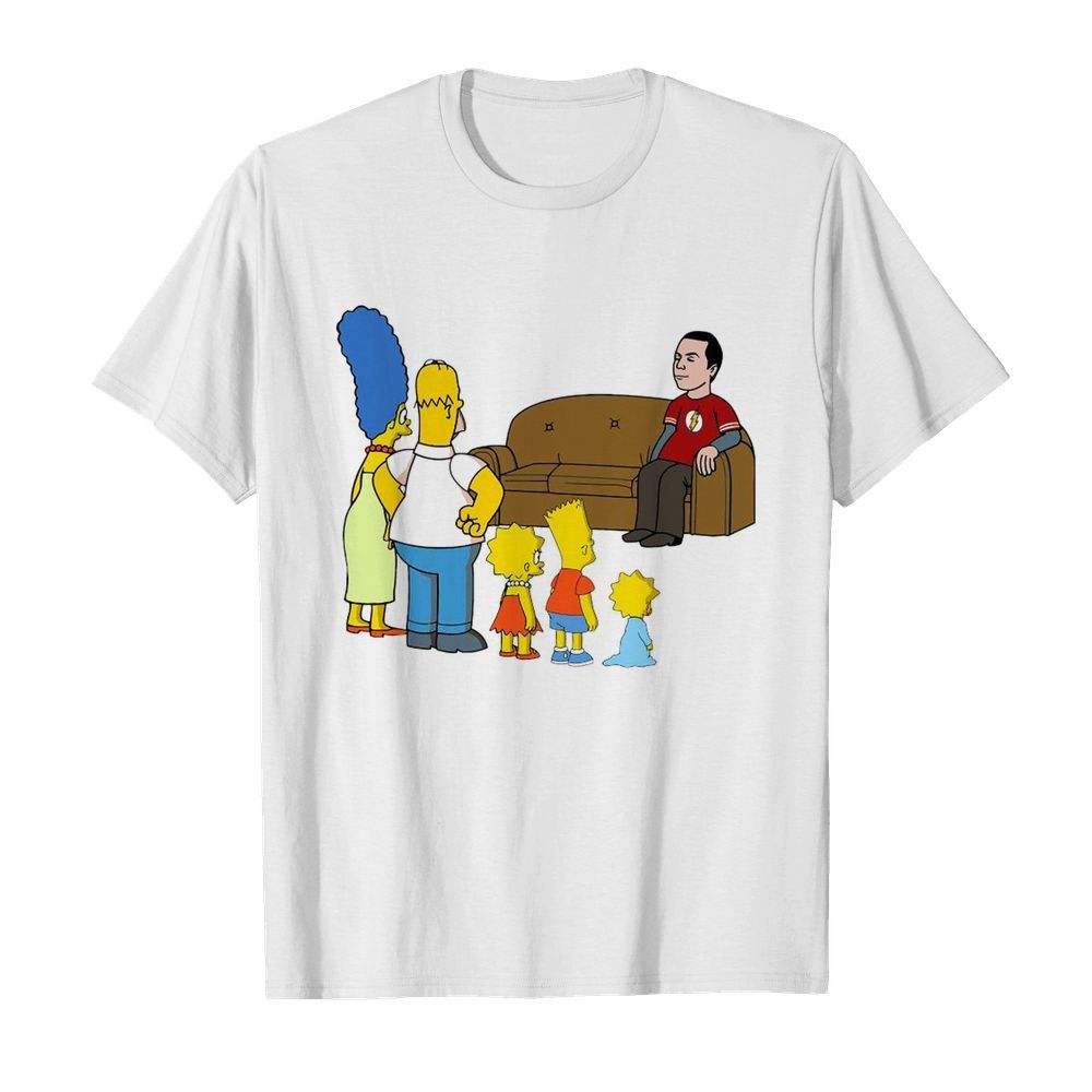 The Simpsons Family And Bazinga  Classic Men's T-shirt