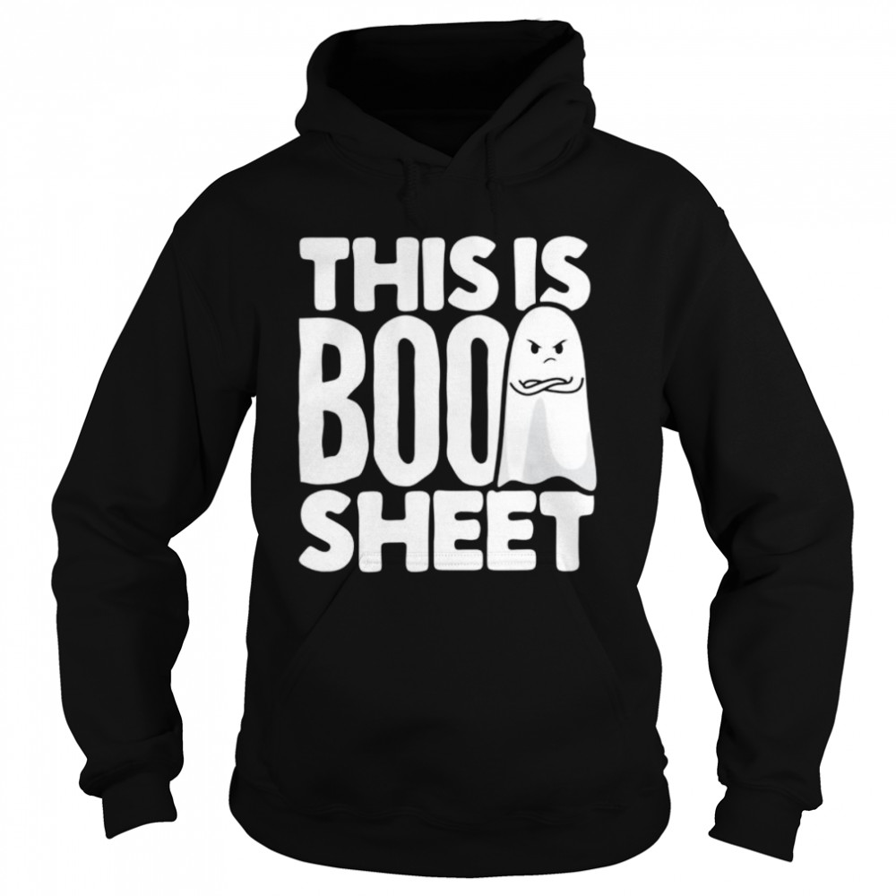 This Is Boo Sheet Funny Halloween Costume Alternative Idea  Unisex Hoodie