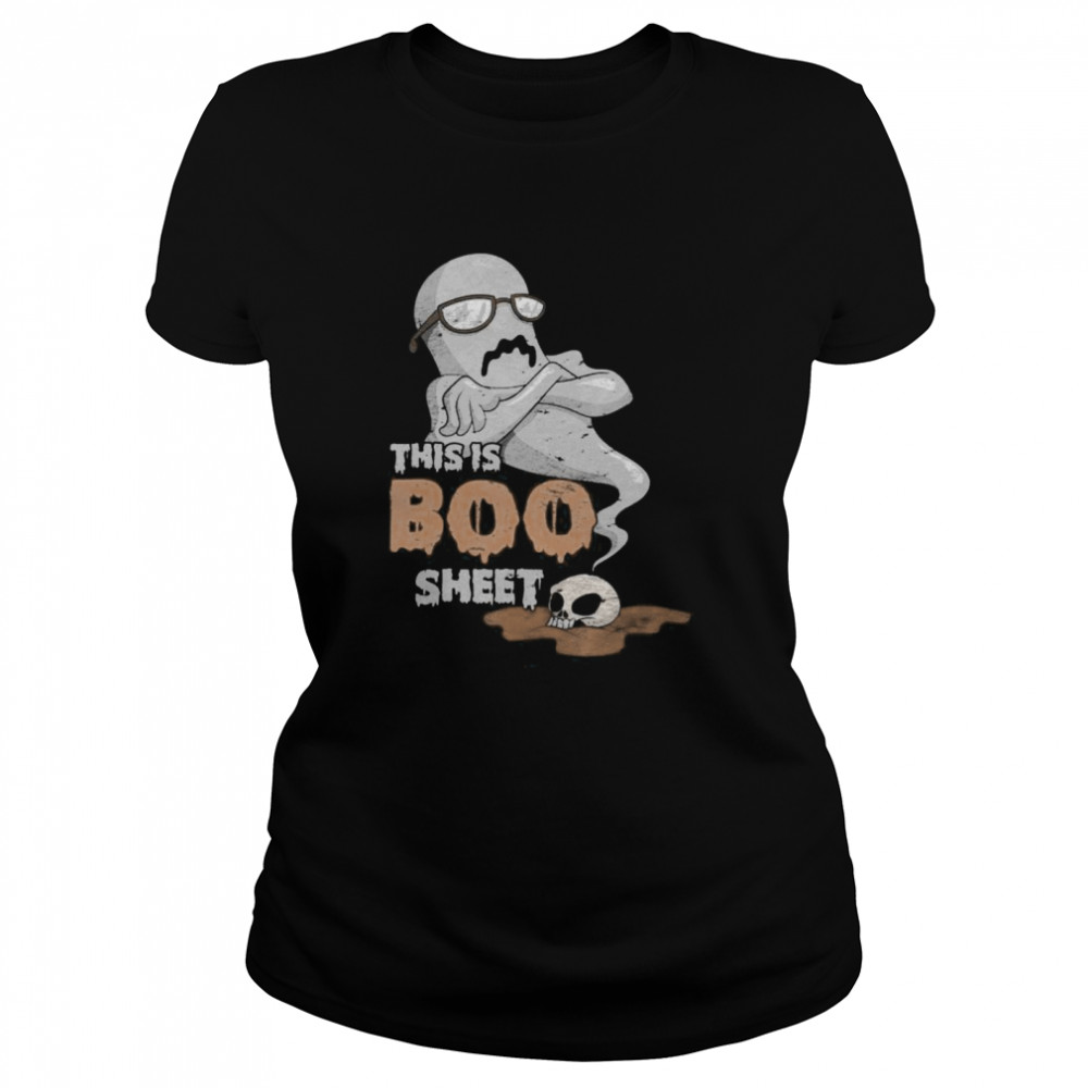 This Is Boo Sheet Halloween  Classic Women's T-shirt