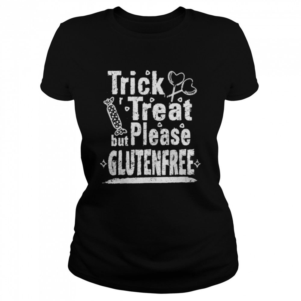 Trick r Treat Funny Cute Halloween Dress Candy  Classic Women's T-shirt