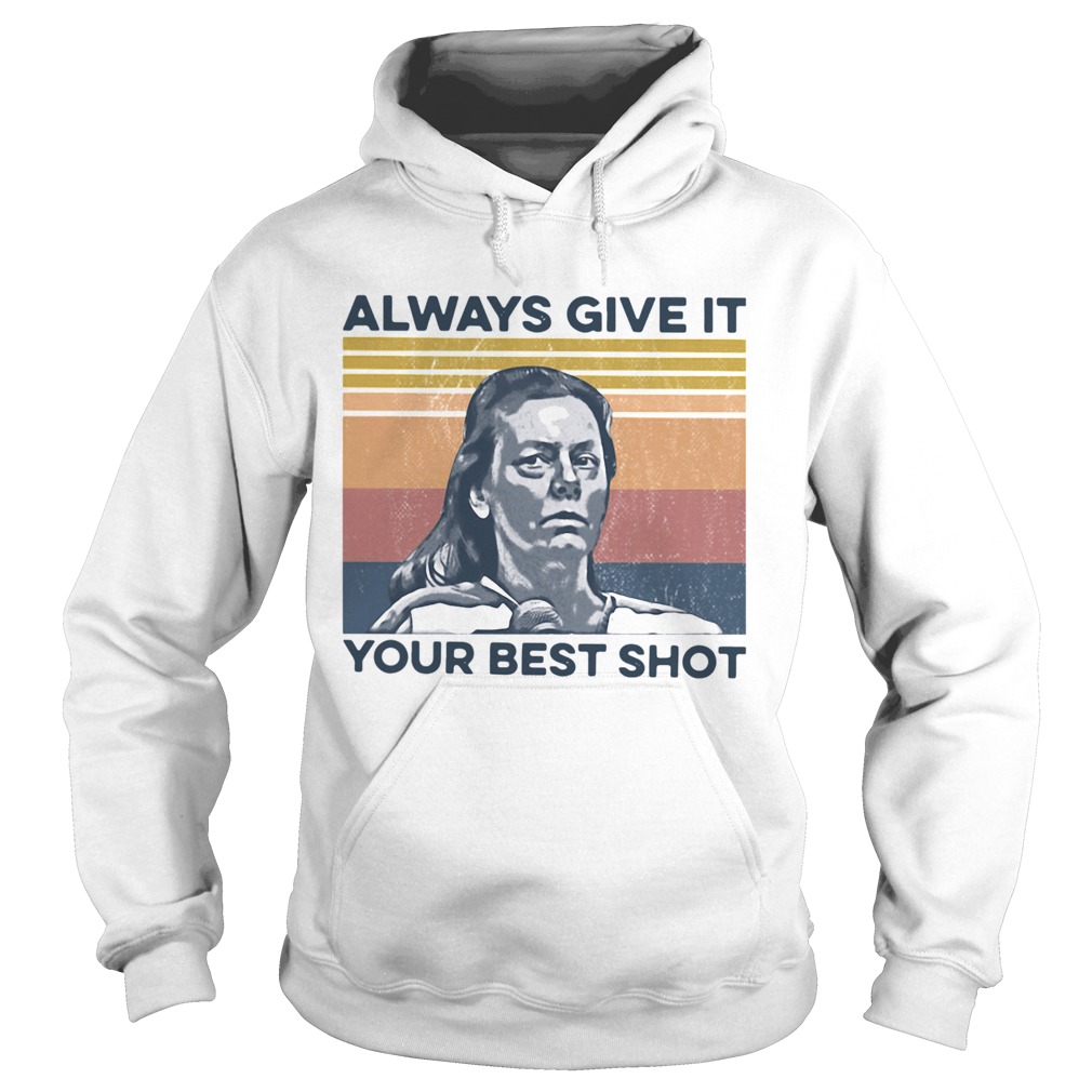 True Crime Always Give It Your Best Shot Vintage  Hoodie