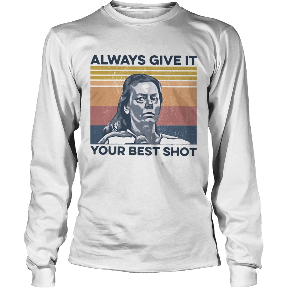 True Crime Always Give It Your Best Shot Vintage  Long Sleeve