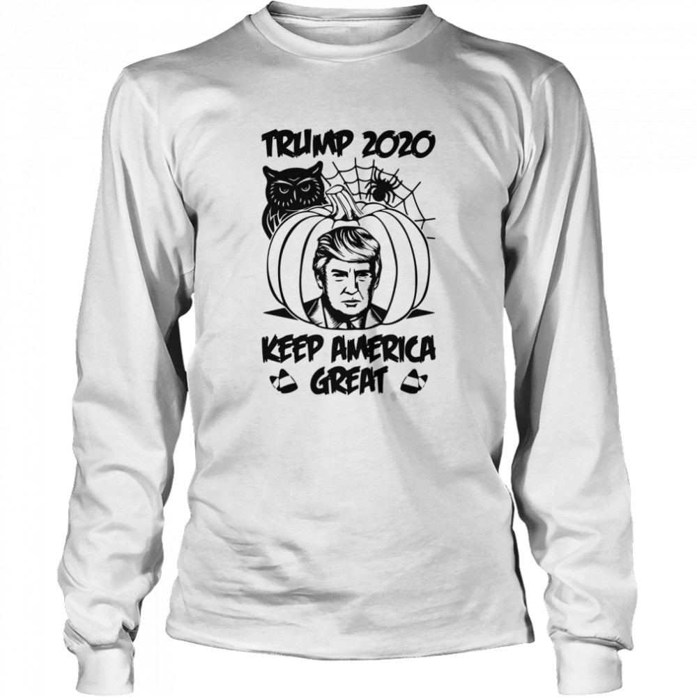 Trump 2020 Keeping America Great Halloween  Long Sleeved T-shirt