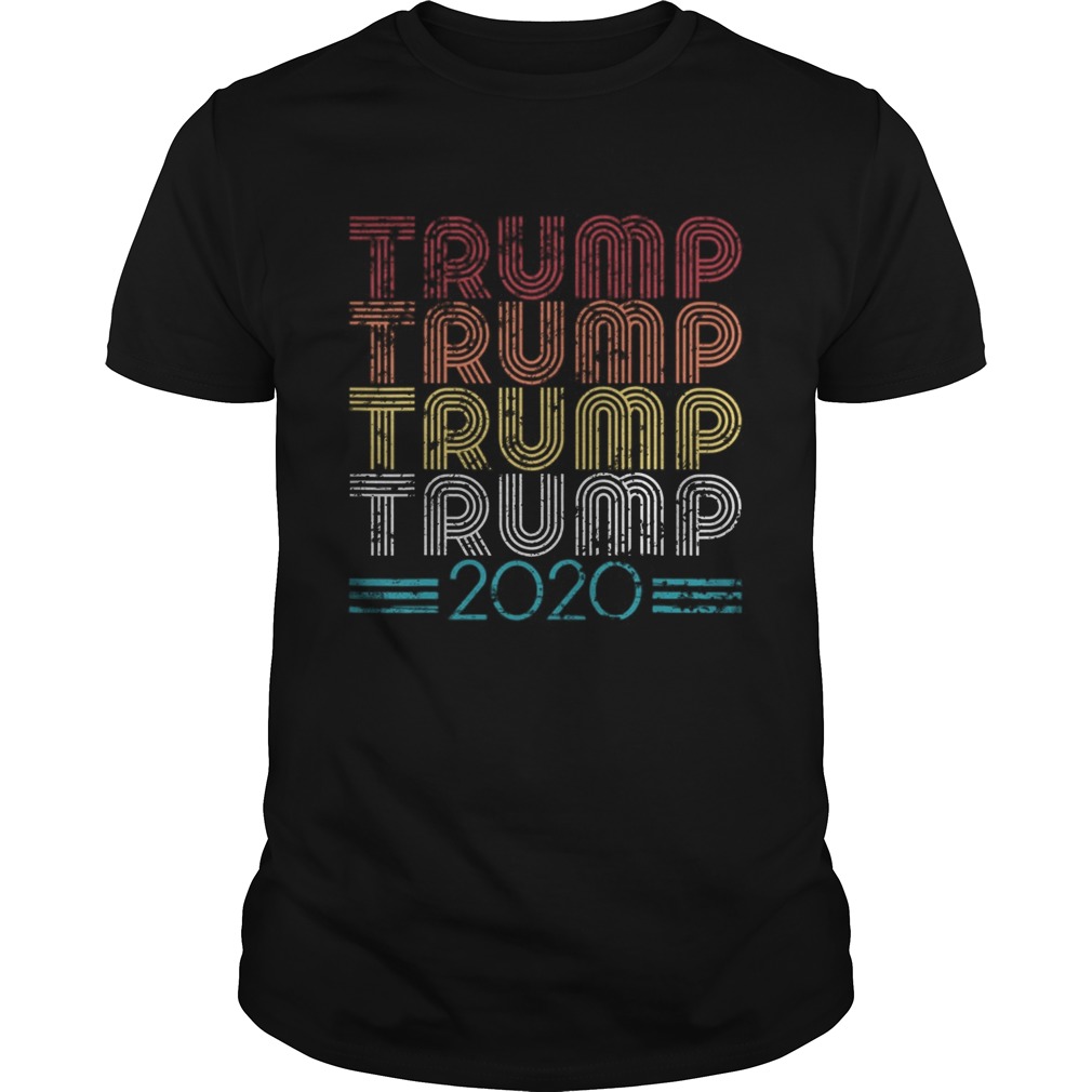 Trump 2020 Retro Vintage Distressed Grunge Pro President shirt