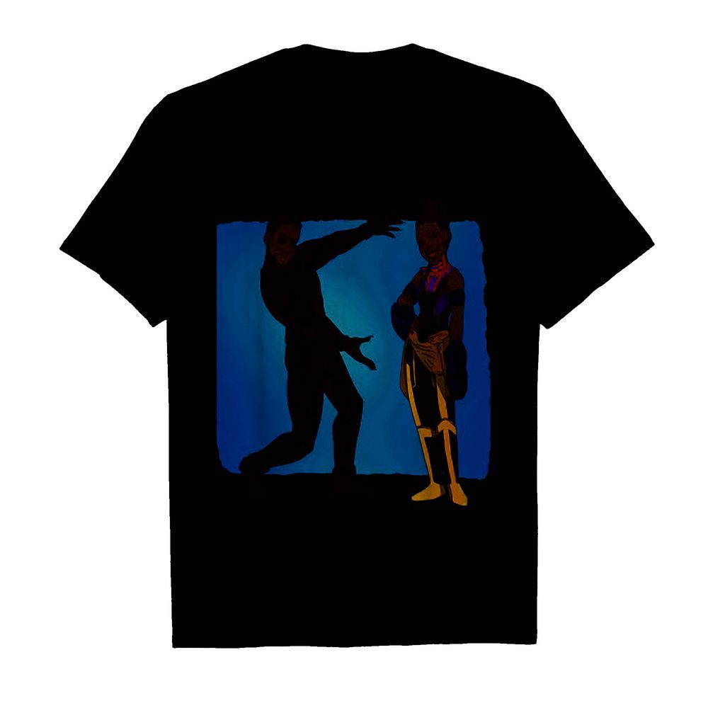 T’challa and shuri black panther marvel heroes shirt