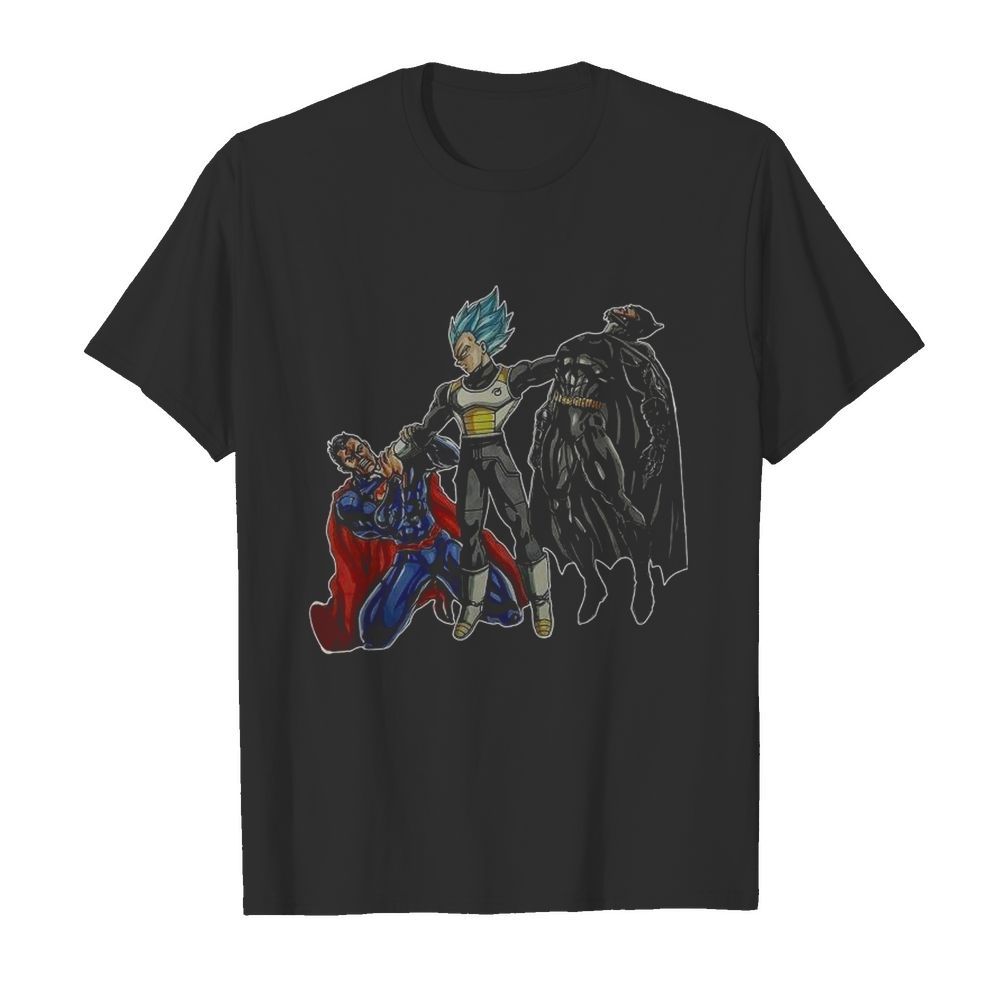 Vegeta Superman And Batman  Classic Men's T-shirt