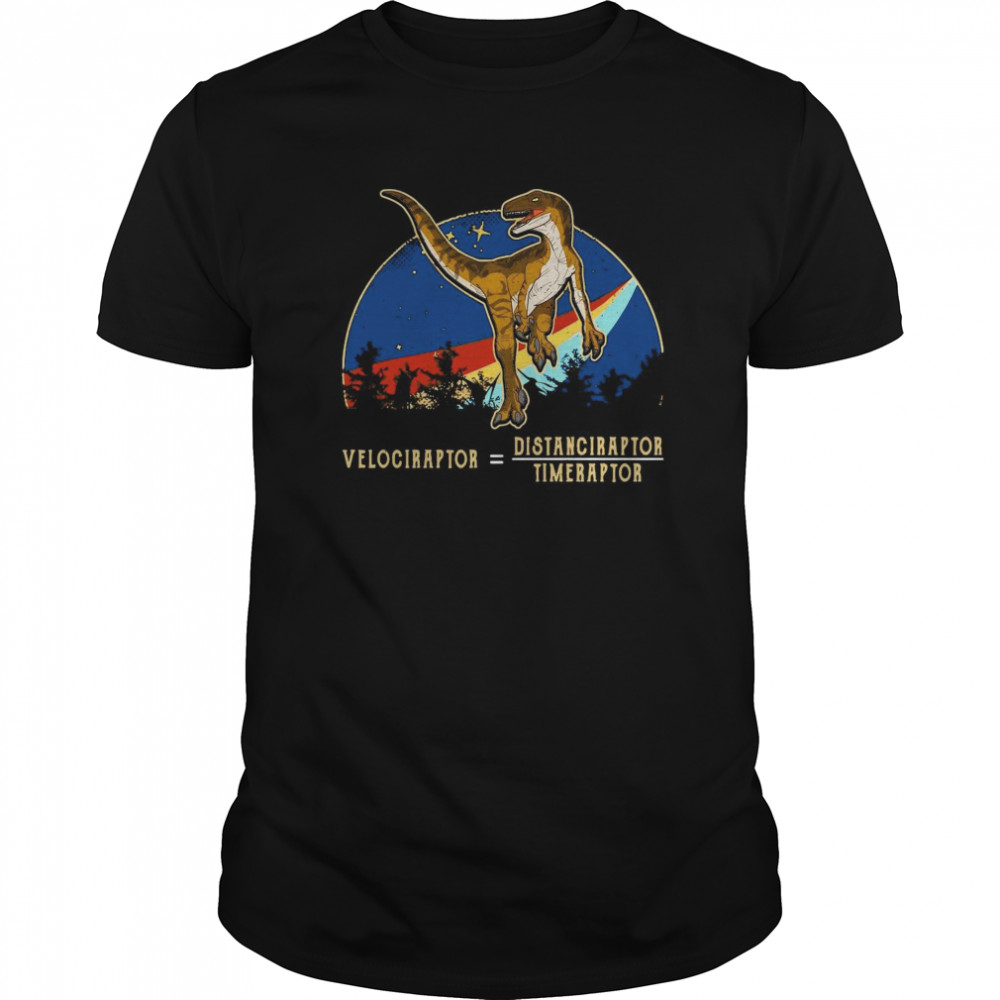 Velociraptor Distanceraptor Timeraptor Vintage  Classic Men's T-shirt