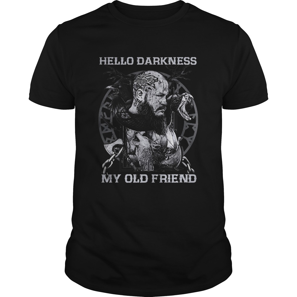 Vikings snake hello darkness my old friend shirt