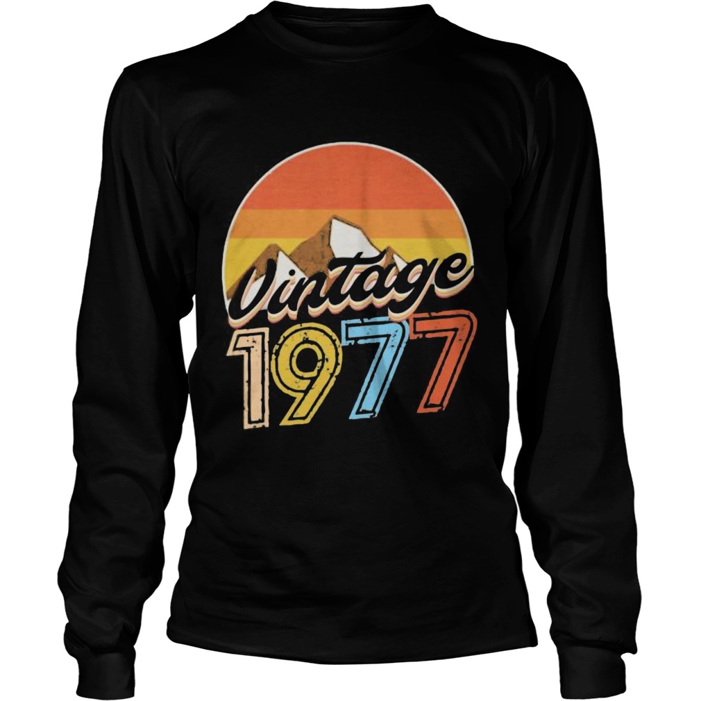 Vintage 1977 Vintage retro  Long Sleeve