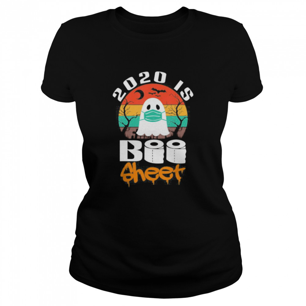 Vintage Halloween 2020 Is Boo Sheet  Classic Women's T-shirt