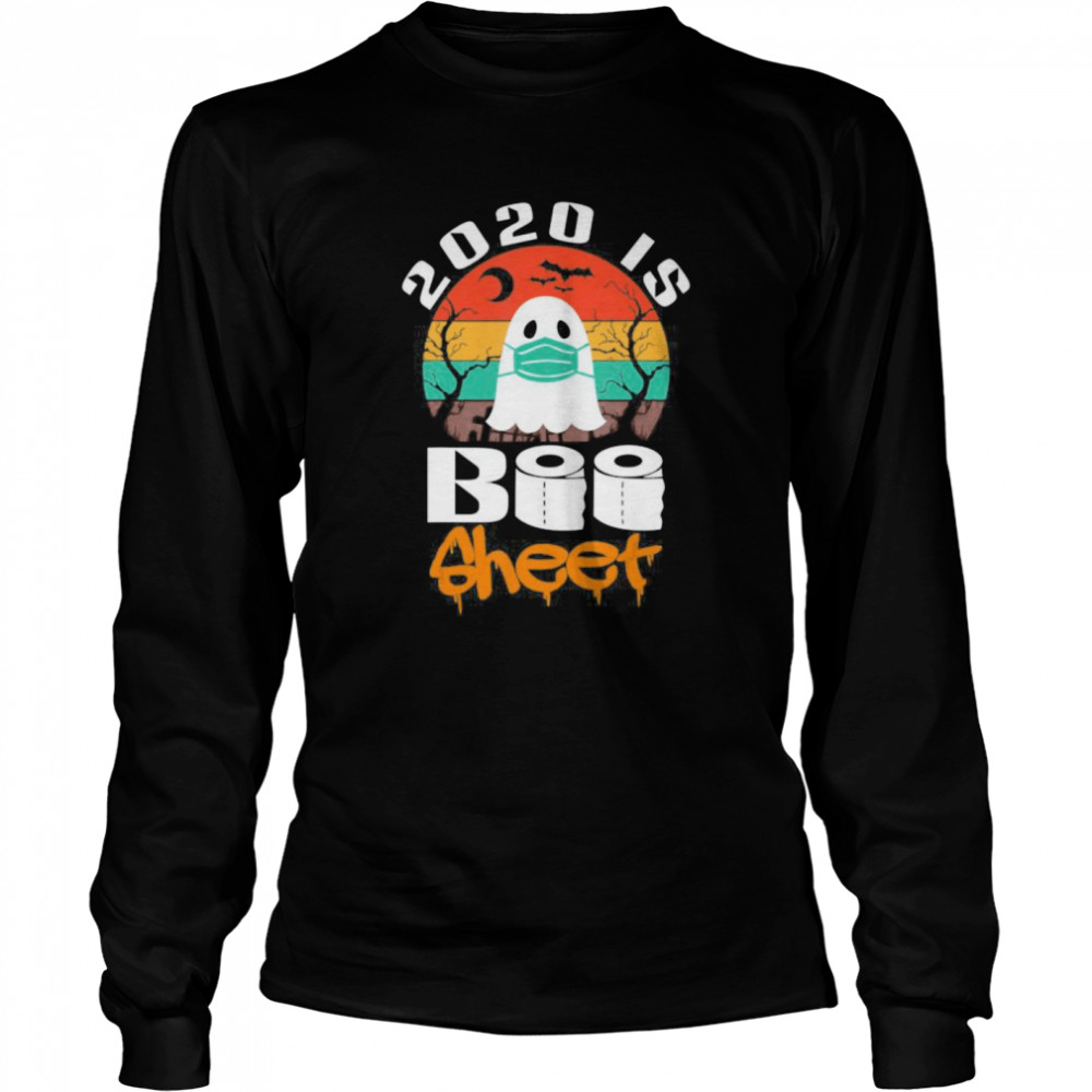 Vintage Halloween 2020 Is Boo Sheet  Long Sleeved T-shirt