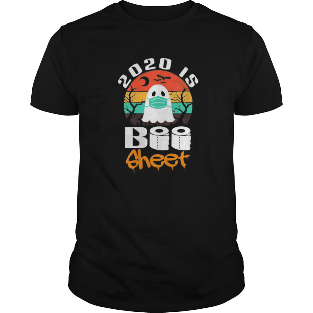 Vintage Halloween 2020 Is Boo Sheet shirt