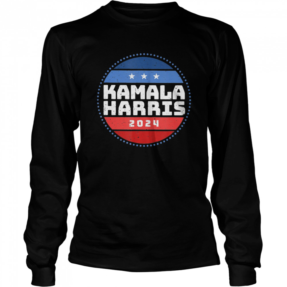 Vote Kamala Harris 2024 Vintage  Long Sleeved T-shirt