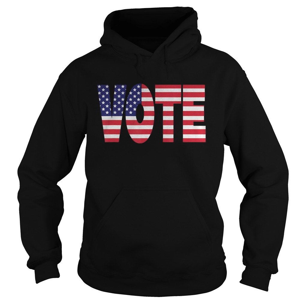 VoteAmerican Flag Edition  Hoodie