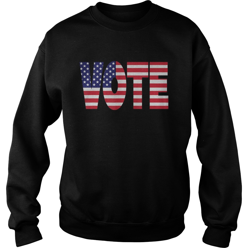 VoteAmerican Flag Edition  Sweatshirt