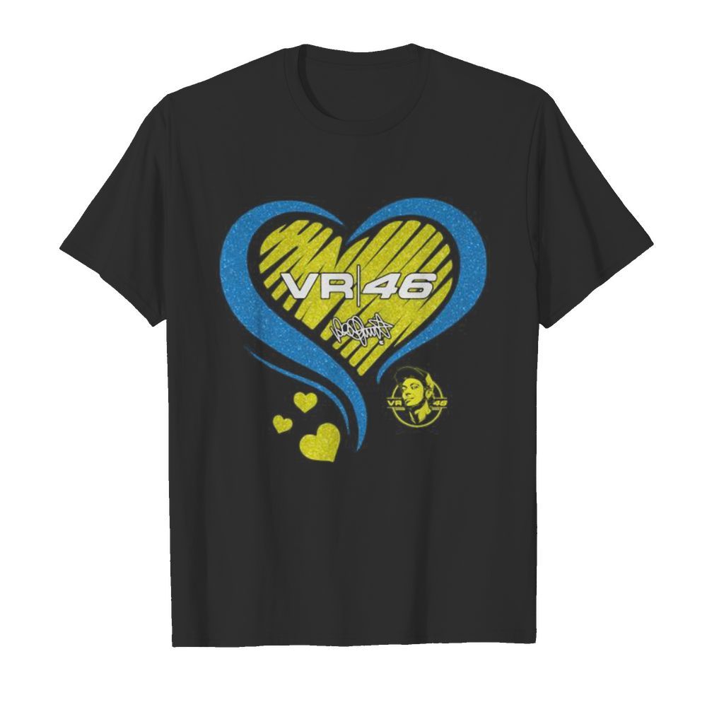 Vr46 valentino rossi racing heart diamond  Classic Men's T-shirt