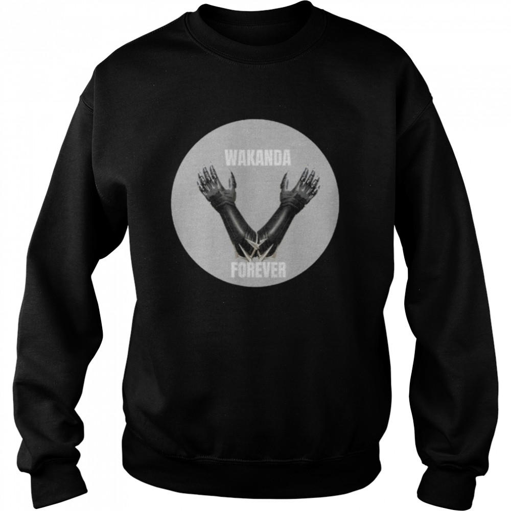 Wakanda Forever Black Panther Chadwick Boseman  Unisex Sweatshirt