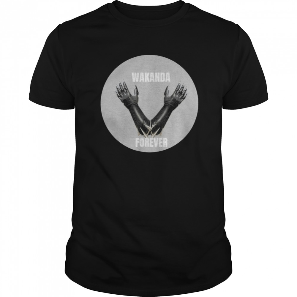 Wakanda Forever Black Panther Chadwick Boseman  Classic Men's T-shirt