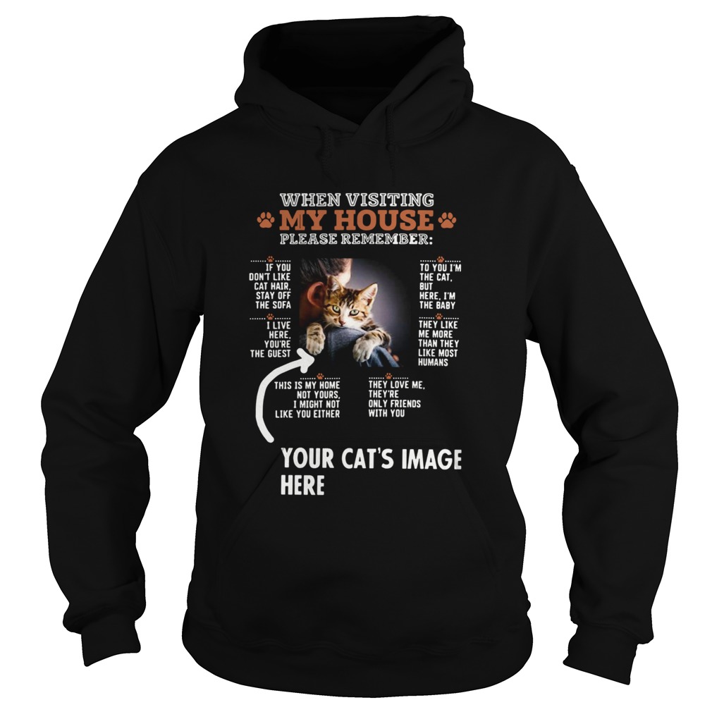 When Visiting My House Please Remember Your Cats Image Here  Hoodie