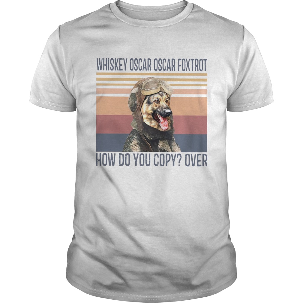 Whisky Pilot Whiskey Oscar Oscar Foxtrot shirt