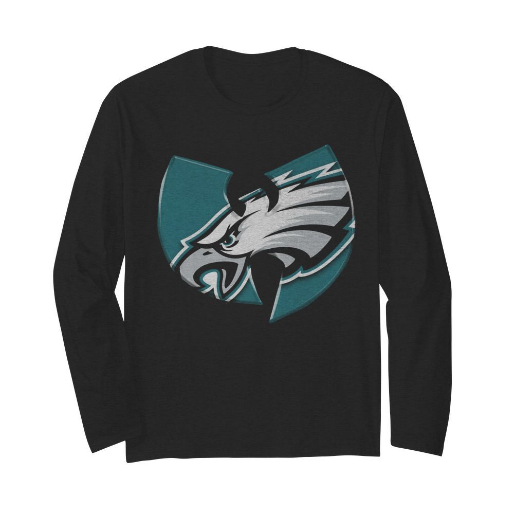 Wu Tang Philadelphia Eagles  Long Sleeved T-shirt 