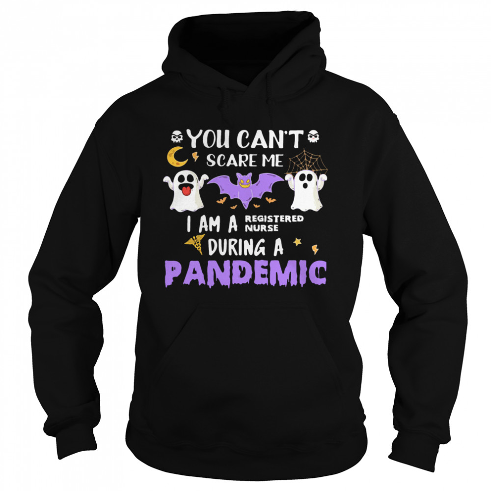 You Cant Scare Me I Am A Registered Nurse During A Pandemic Halloween  Unisex Hoodie