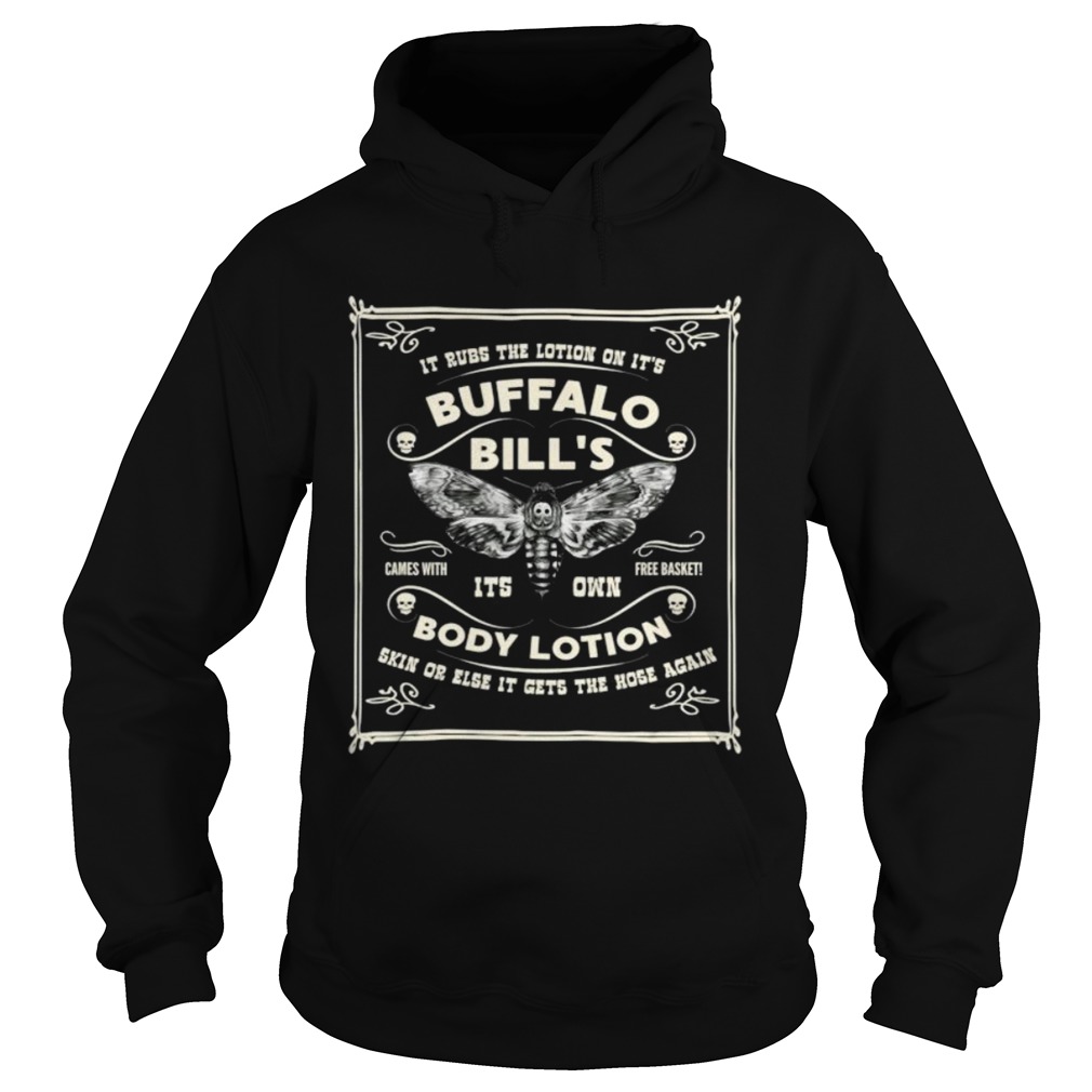 buffalo bill Goth Body Lotion Deaths Head Moth Horror  Hoodie