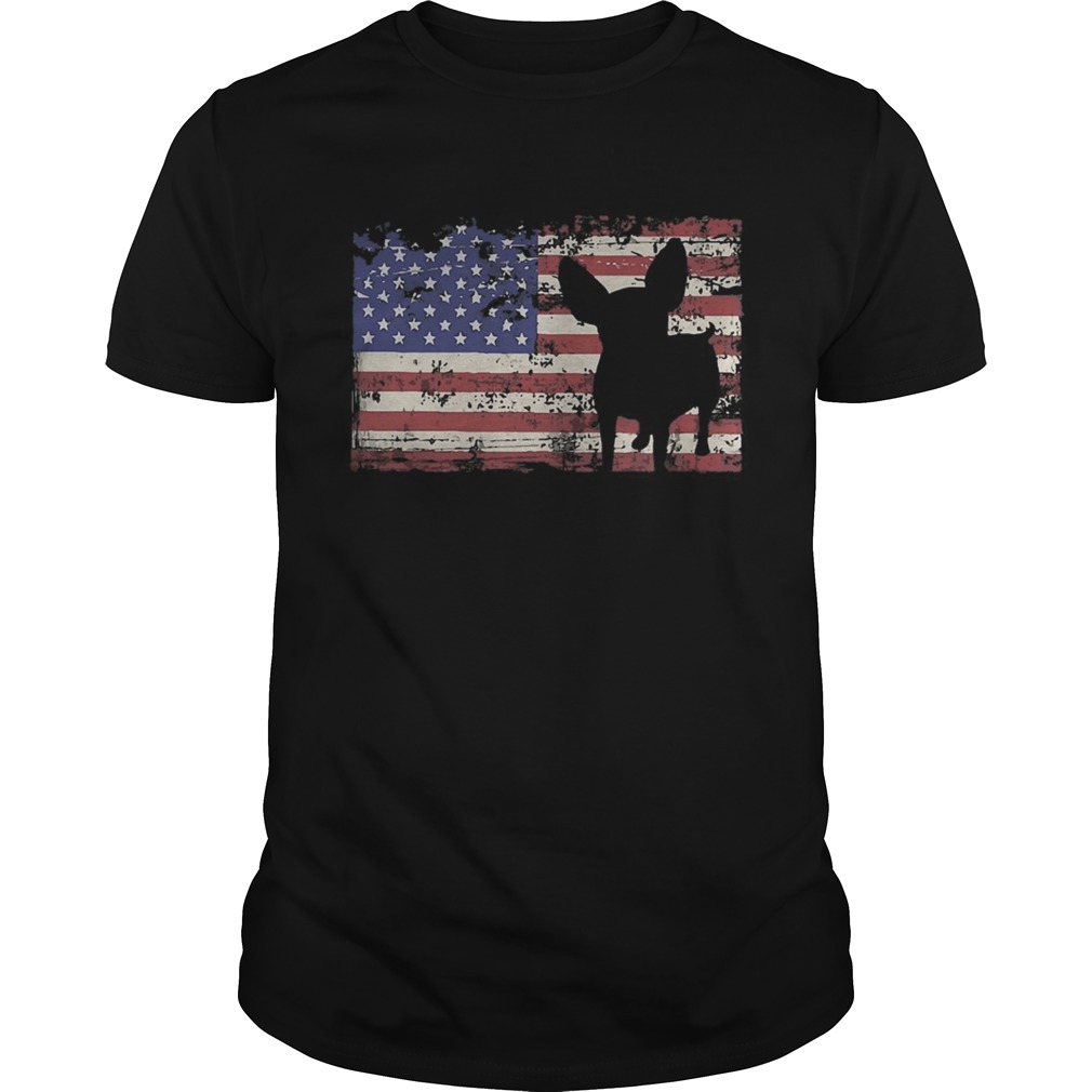 independence day chihuahua flag american  Unisex