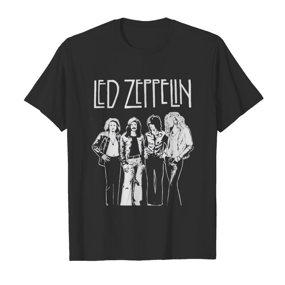 led zeppelin members vintage shirt