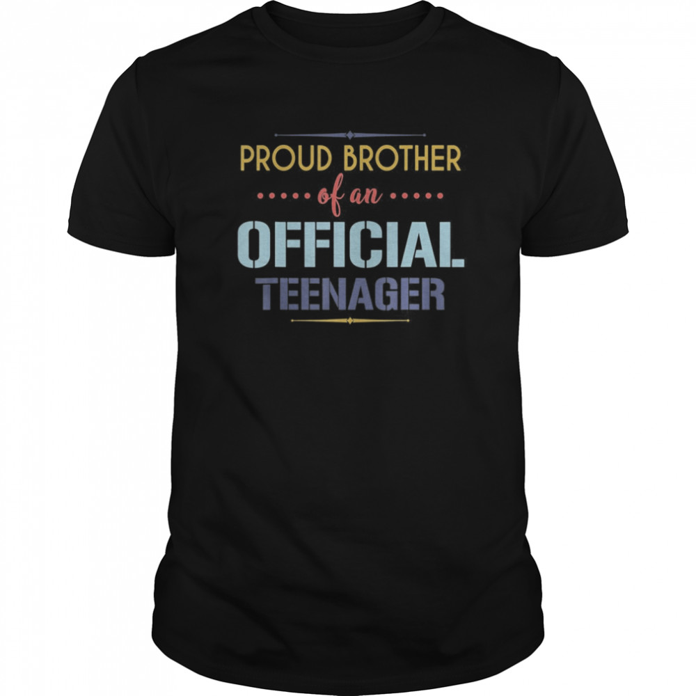 teenager Brother 13th birthday Brother party gifts shirt