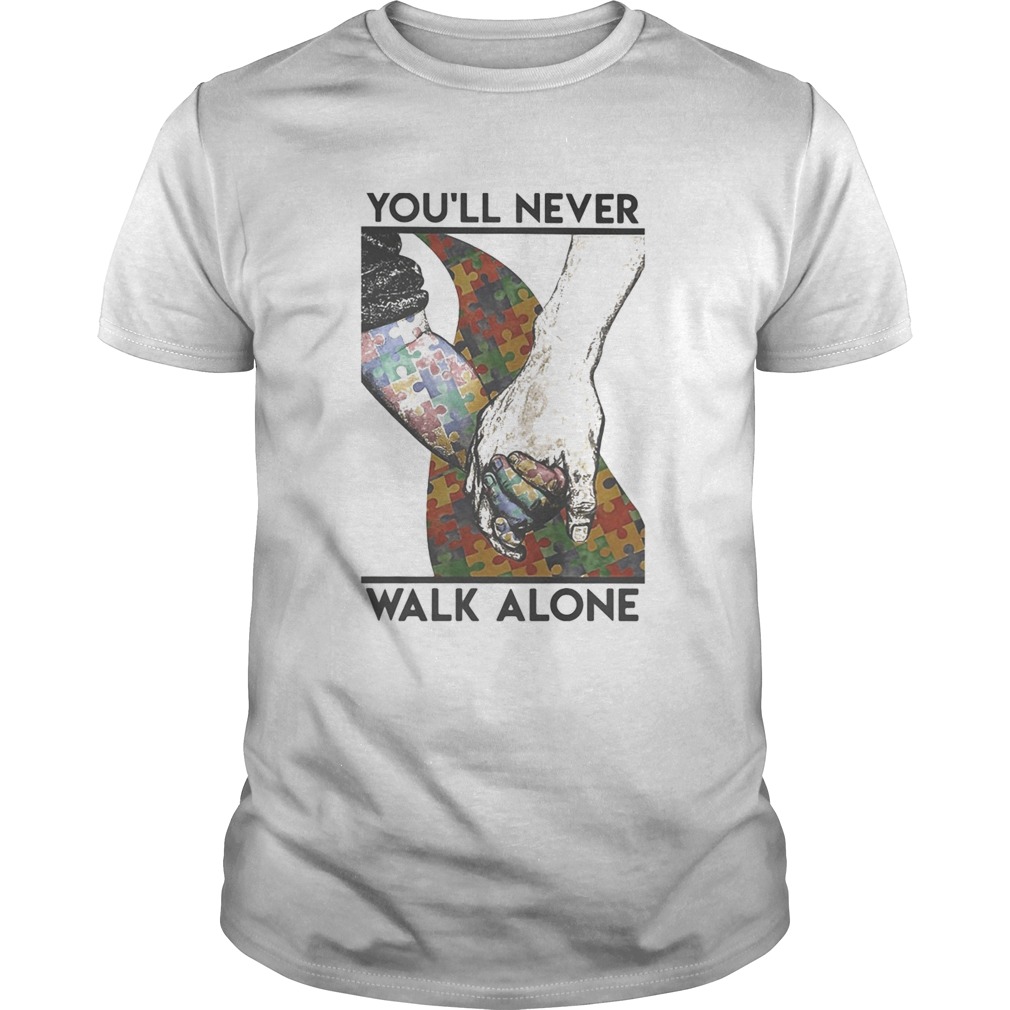 utism Awareness Youll Never Walk Alone Vertical Poster shirt