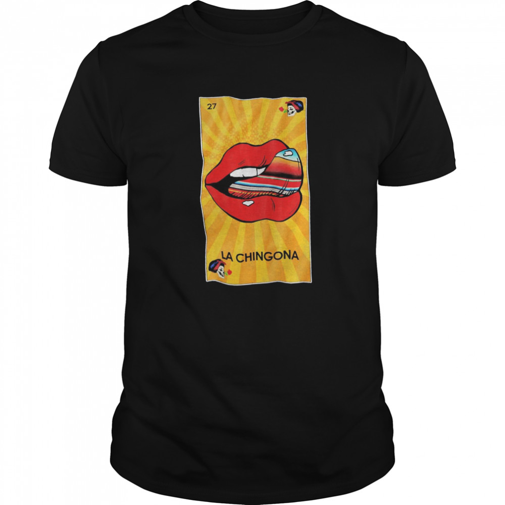 27 Lips La Chingona  Classic Men's T-shirt