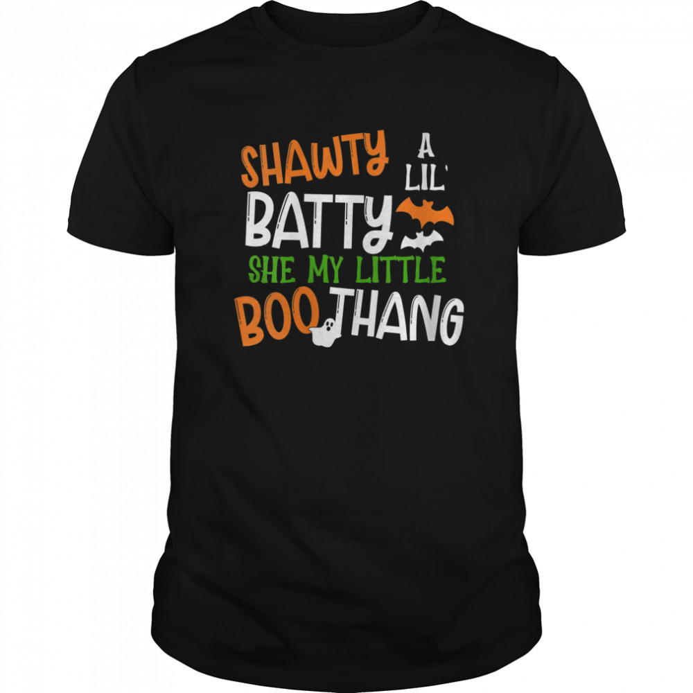 A little batty Halloween boo ghost bat cute costume shirt