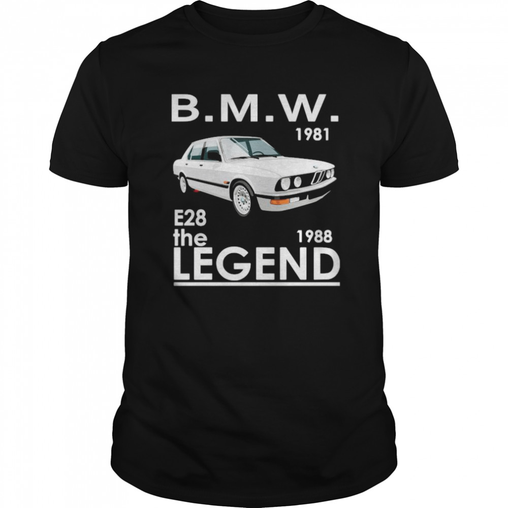 BMW 1981 E28 The 1988 Legend shirt