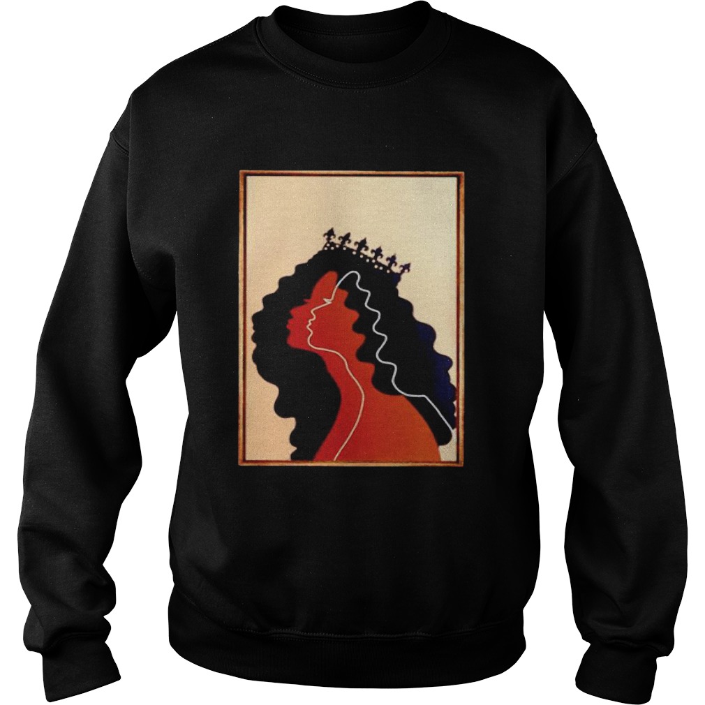 Beautiful Black Woman Portrait Art  Sweatshirt