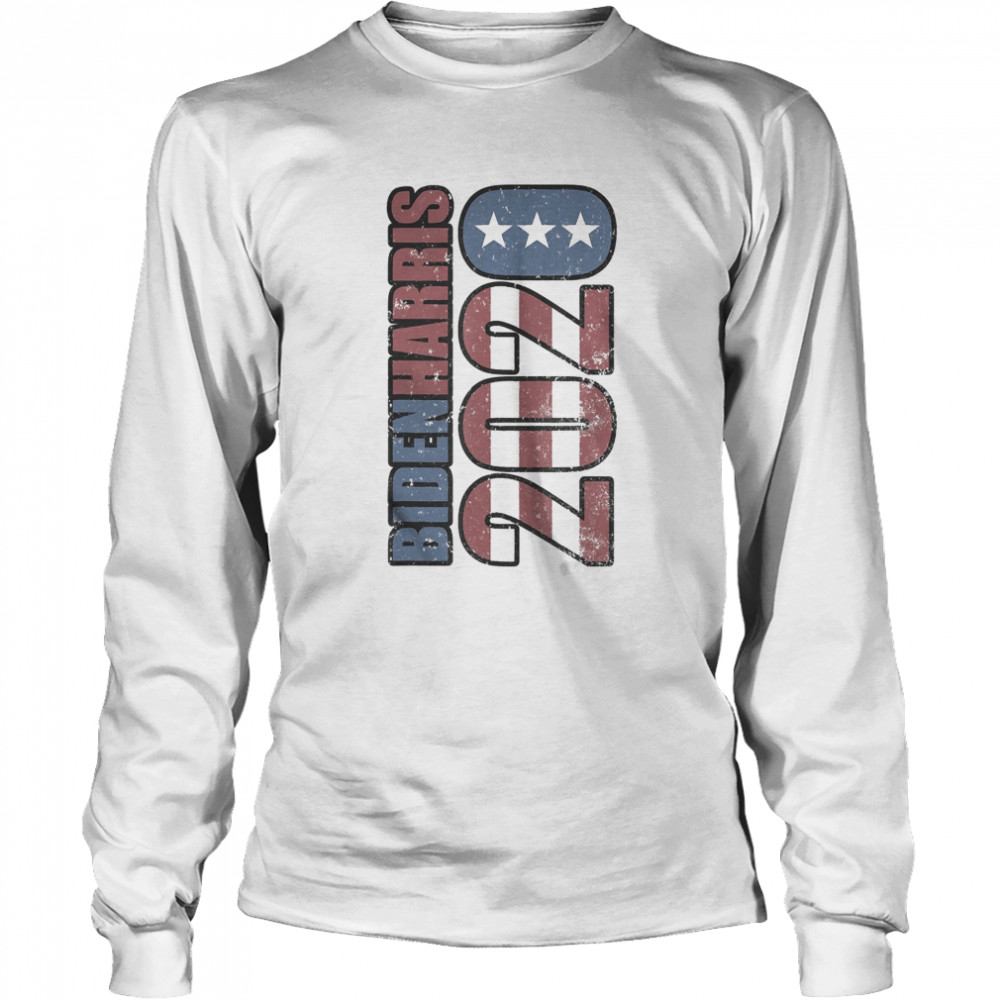 Biden Harris 2020 Vintage Style Election Vote  Long Sleeved T-shirt