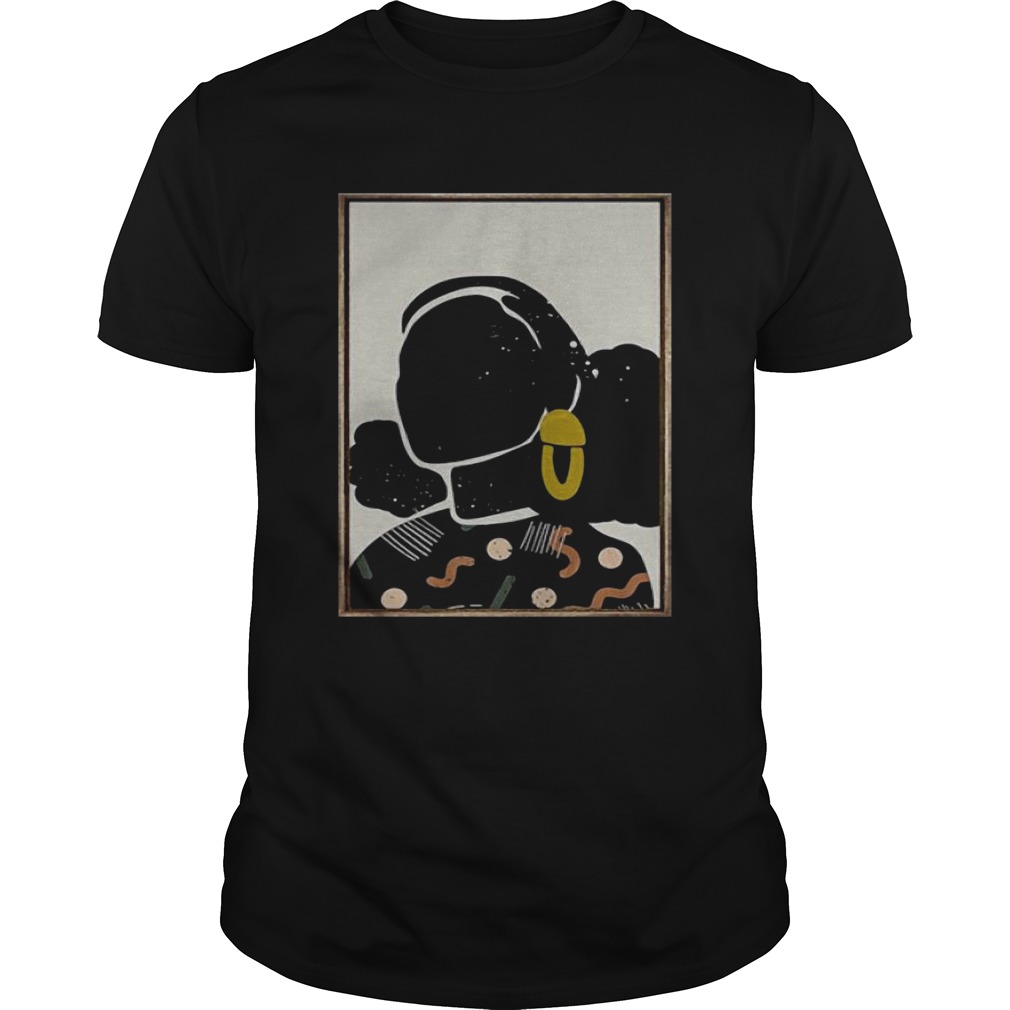 Black Queen Natural Hair Art shirt