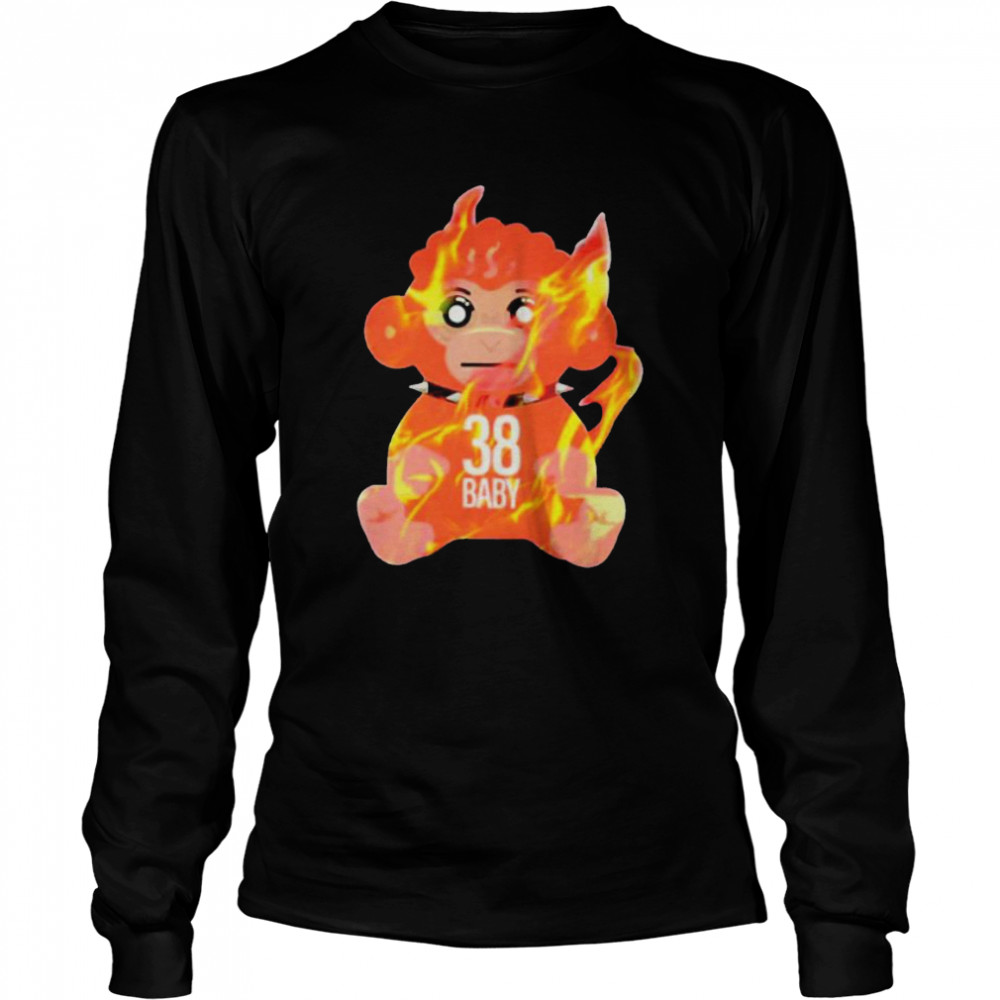 Burning Monkey Doll Never Broke Again 38 Baby  Long Sleeved T-shirt