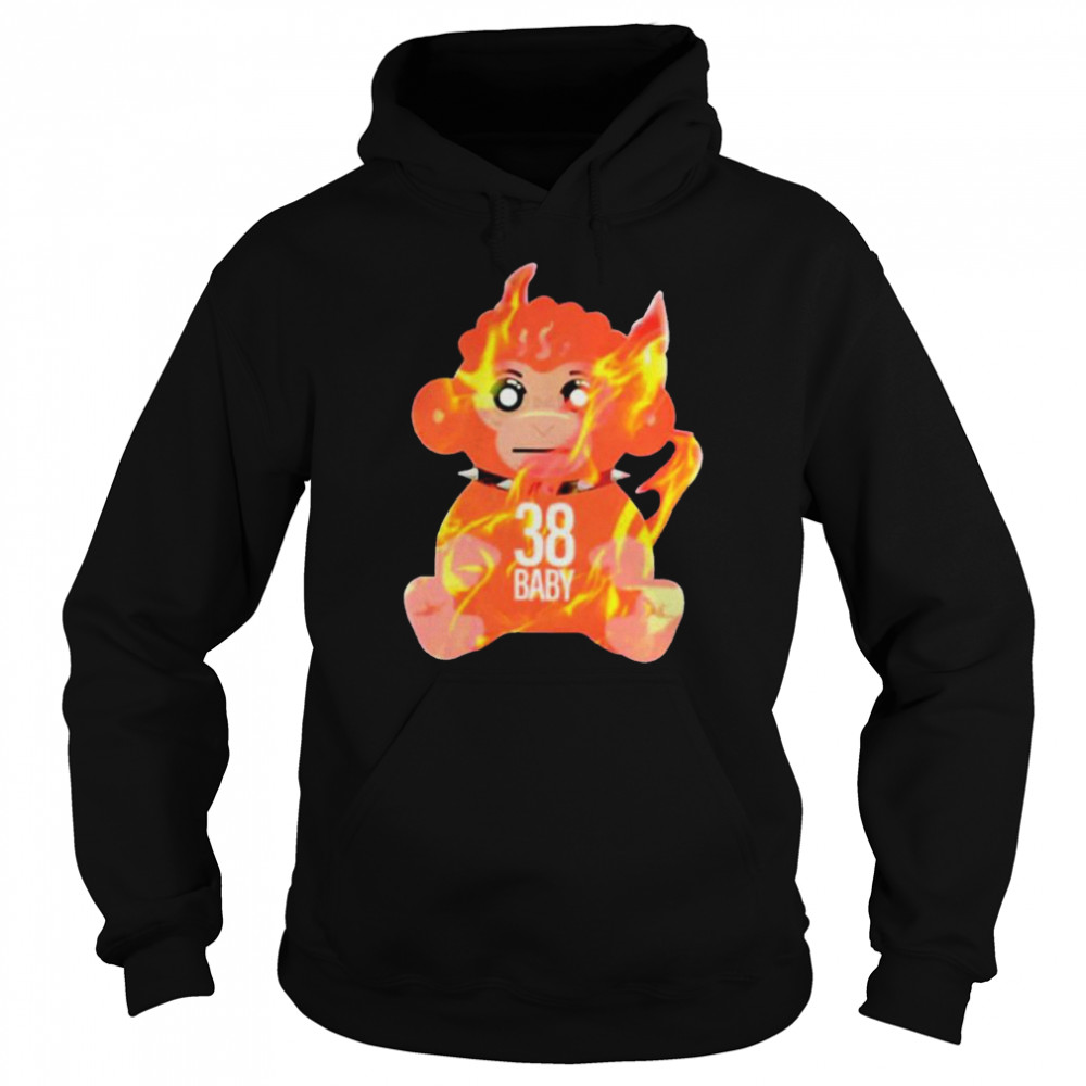 Burning Monkey Doll Never Broke Again 38 Baby  Unisex Hoodie