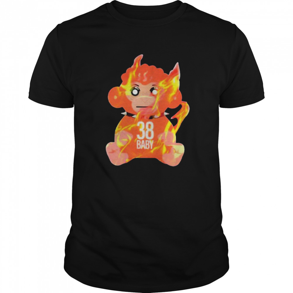 Burning Monkey Doll Never Broke Again 38 Baby shirt