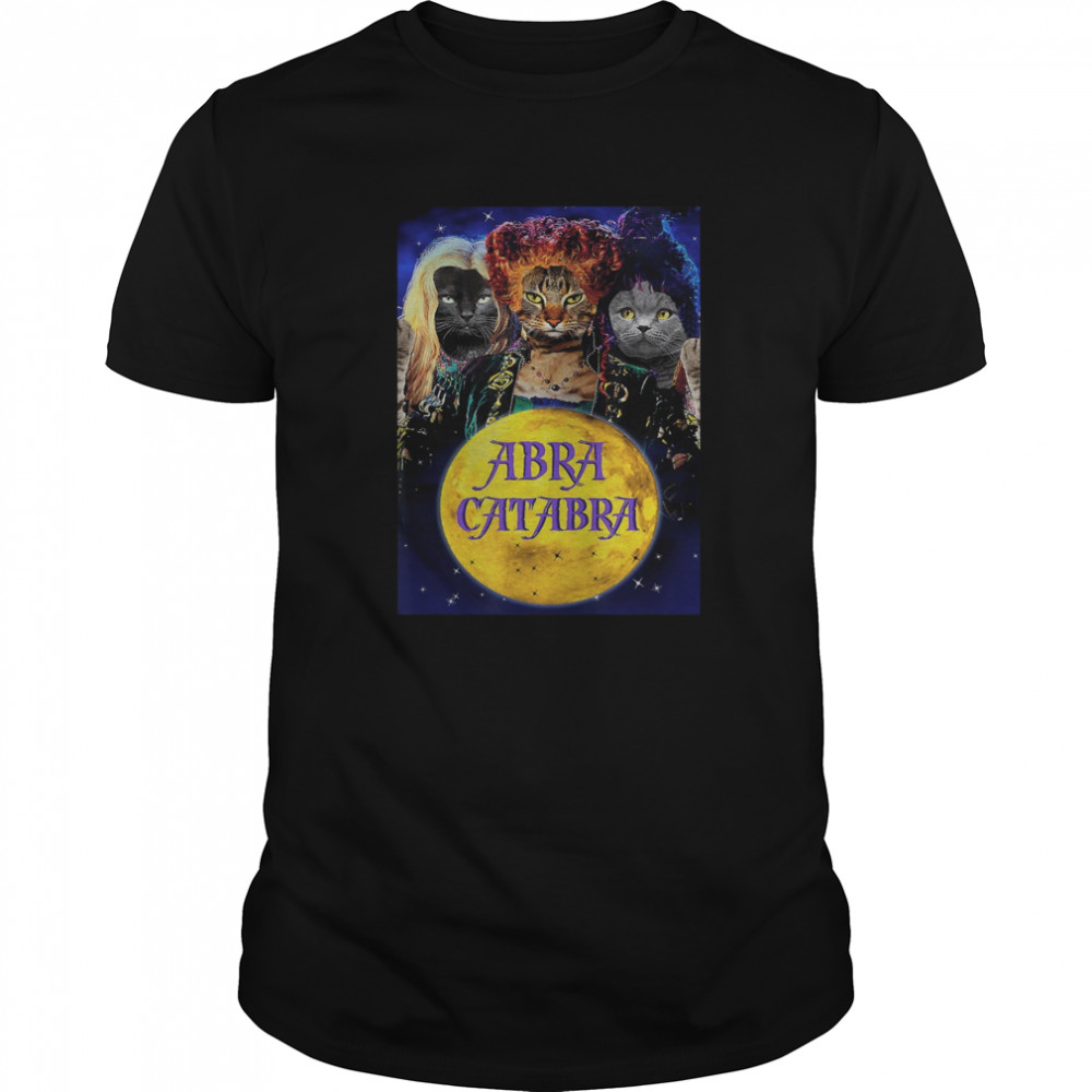 Cat Shirt Halloween Spooky Movie Poster shirt