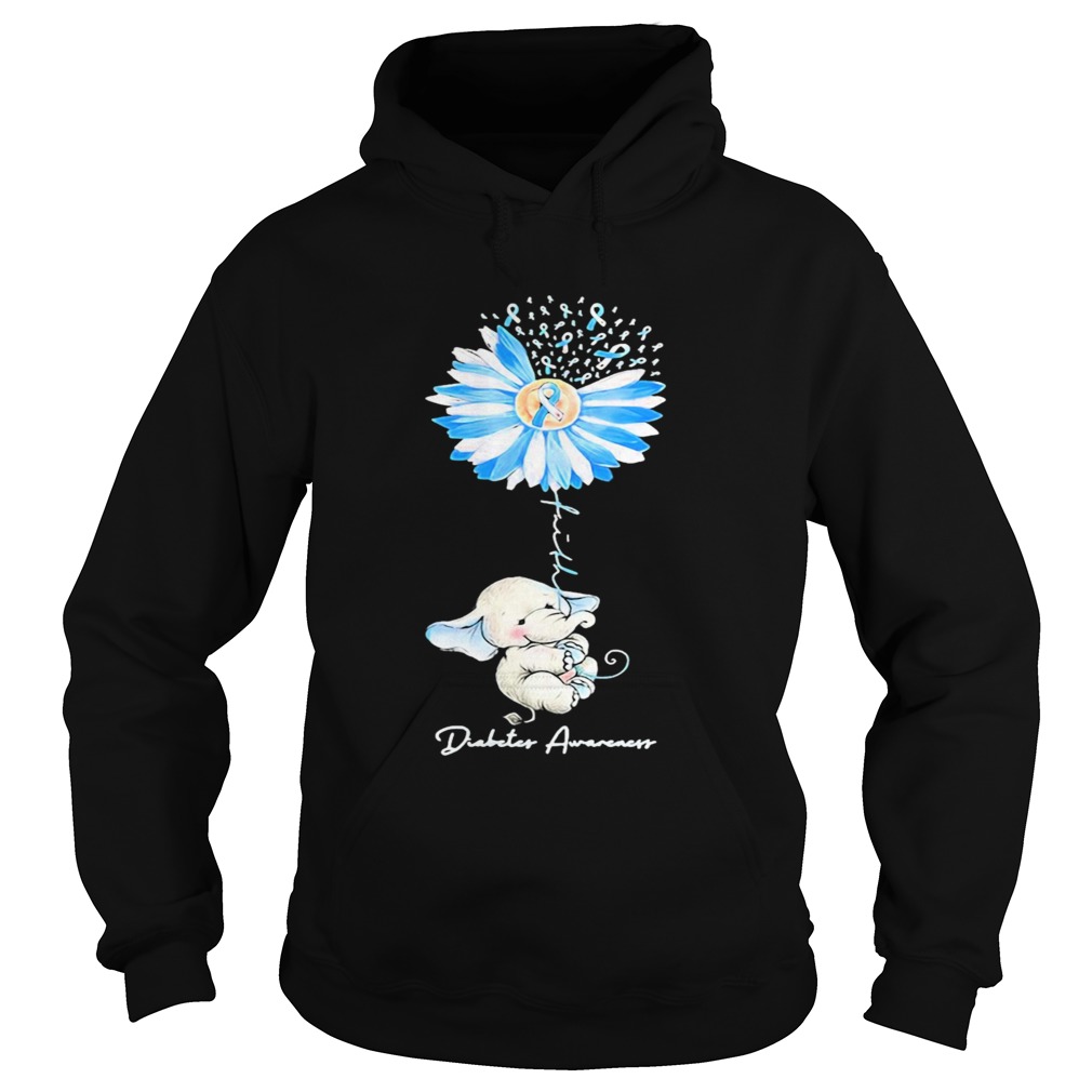 Cute Elephant Diabetes Awareness  Hoodie