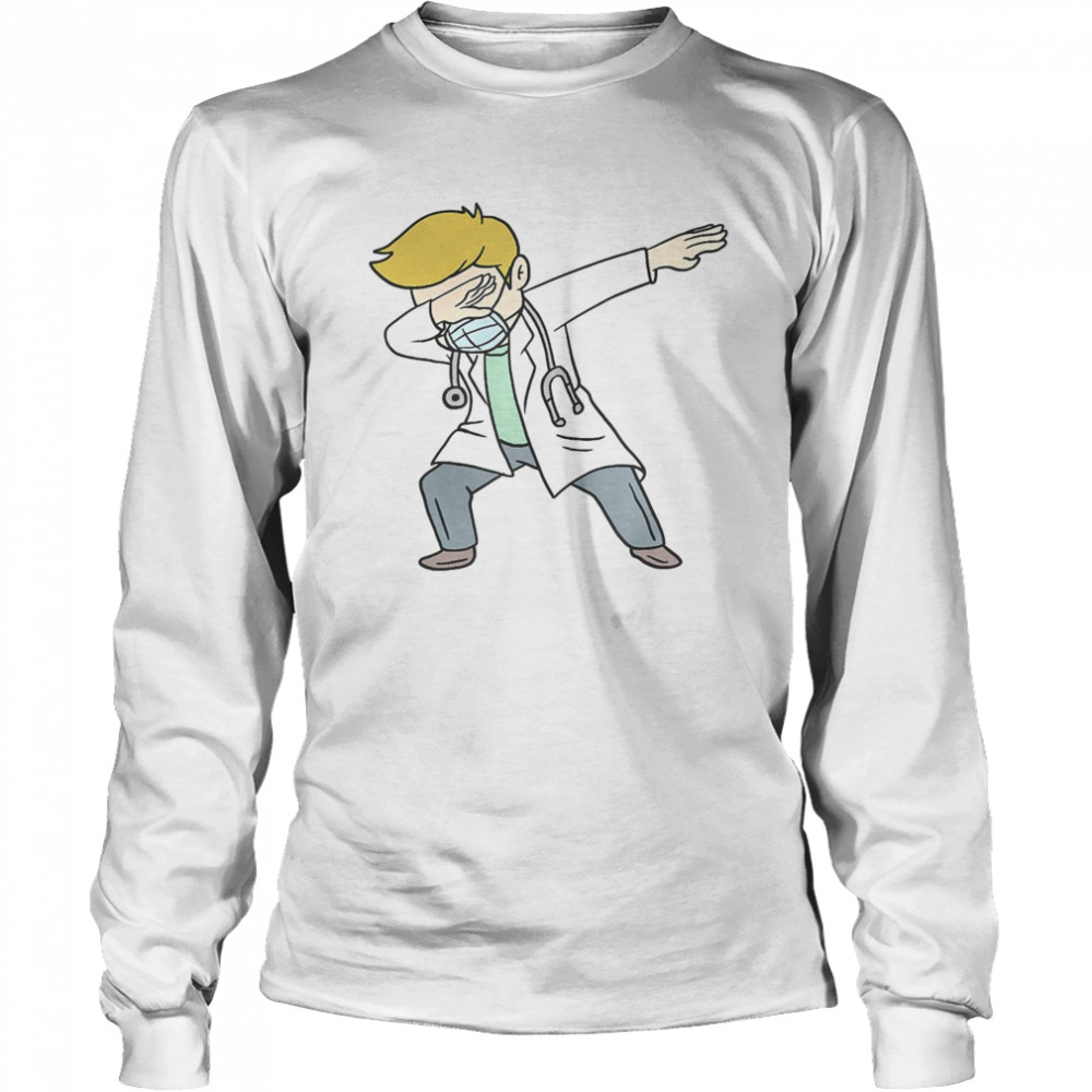 Dabbing Doctor Doctoral Degree Doctorate  Long Sleeved T-shirt